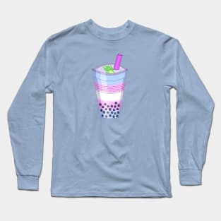 Trans Bubble Tea Long Sleeve T-Shirt